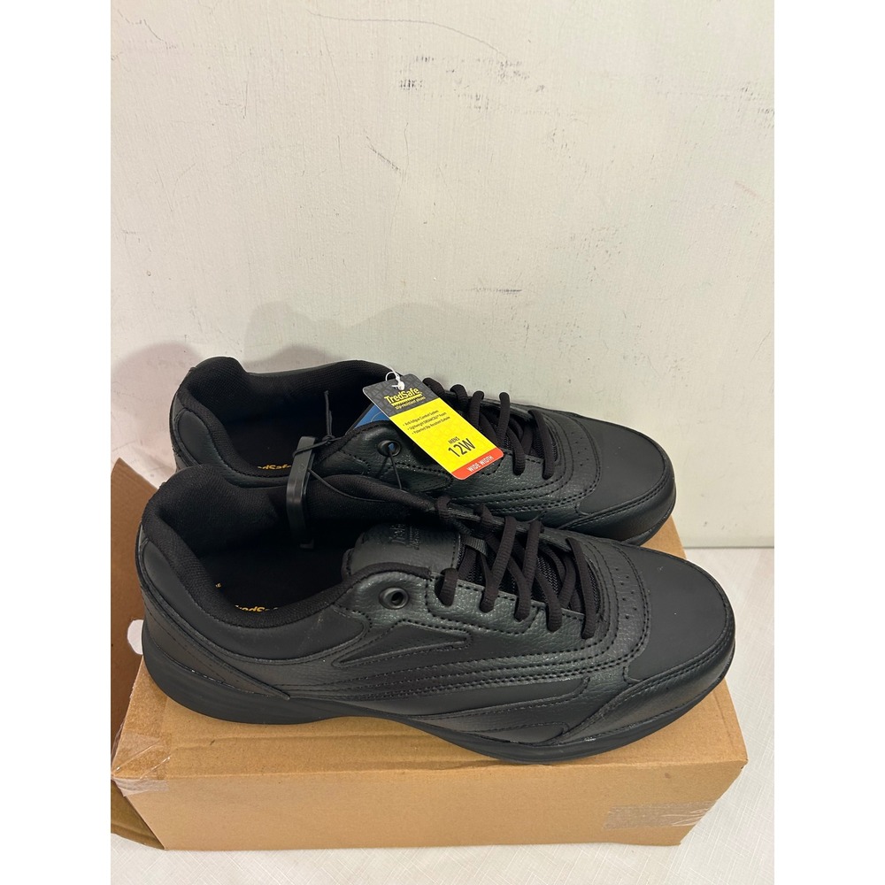 Tredsafe Mens 12W Wides Balck Shoes NEW